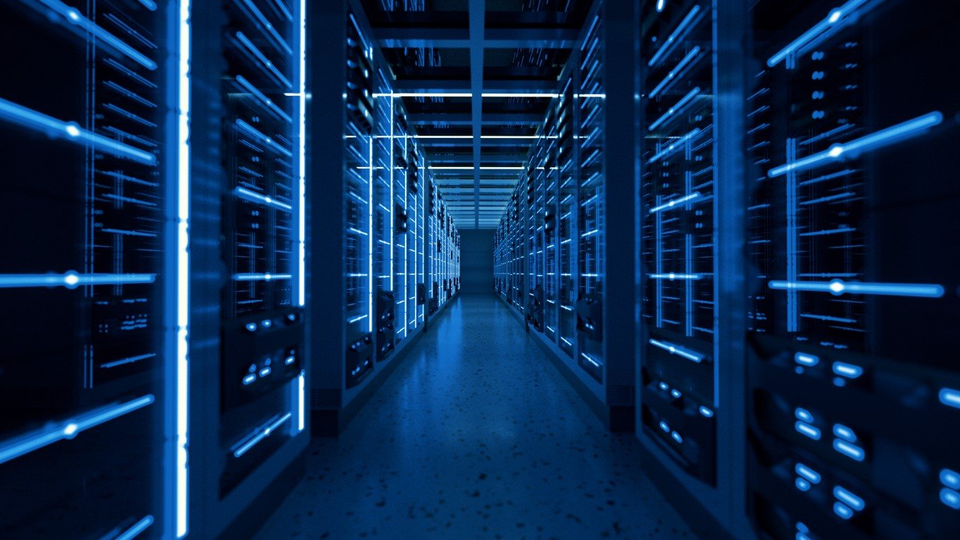Data centre server hall